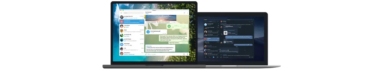 Telegram Desktop 桌面端界面预览